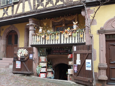 Riquewihr достопримечательности фотографии Эльзас, Франция